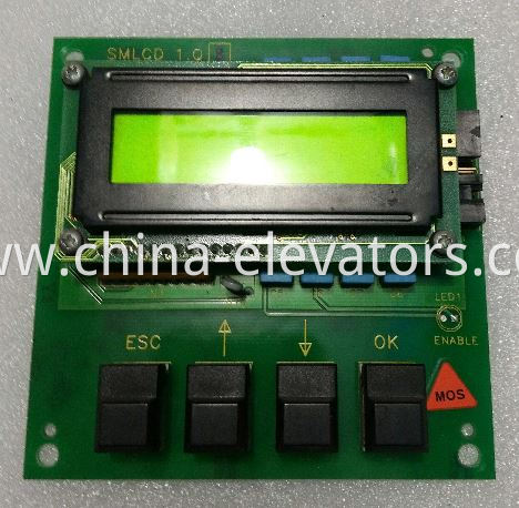 Schindler Elevator SMLCD 1.Q Board 590768